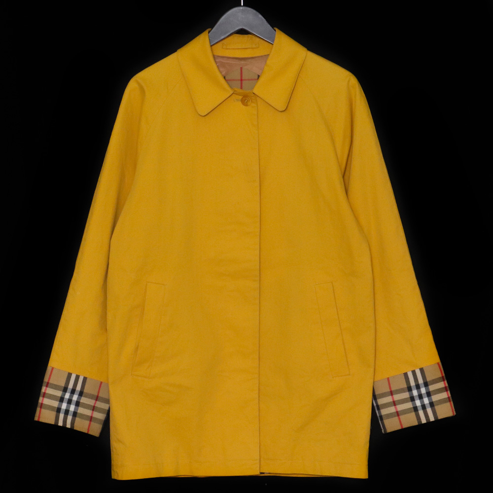 BURBERRY ステンカラーコート イエロー バーバーリー coat