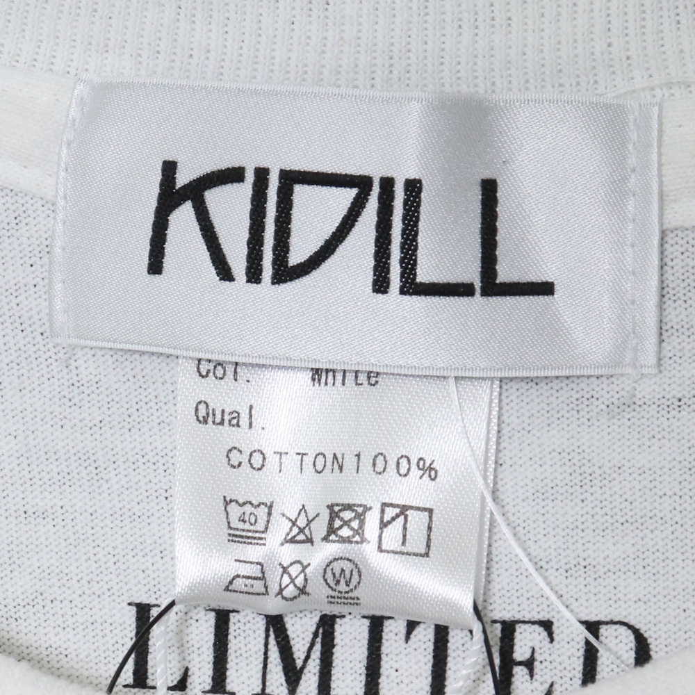 COMME DES GARCONS × KIDILL シド・ヴィシャスTシャツ Fサイズ ホワイト KIDILL SID 006 コムデギャルソン キディル 半袖カットソーの画像5
