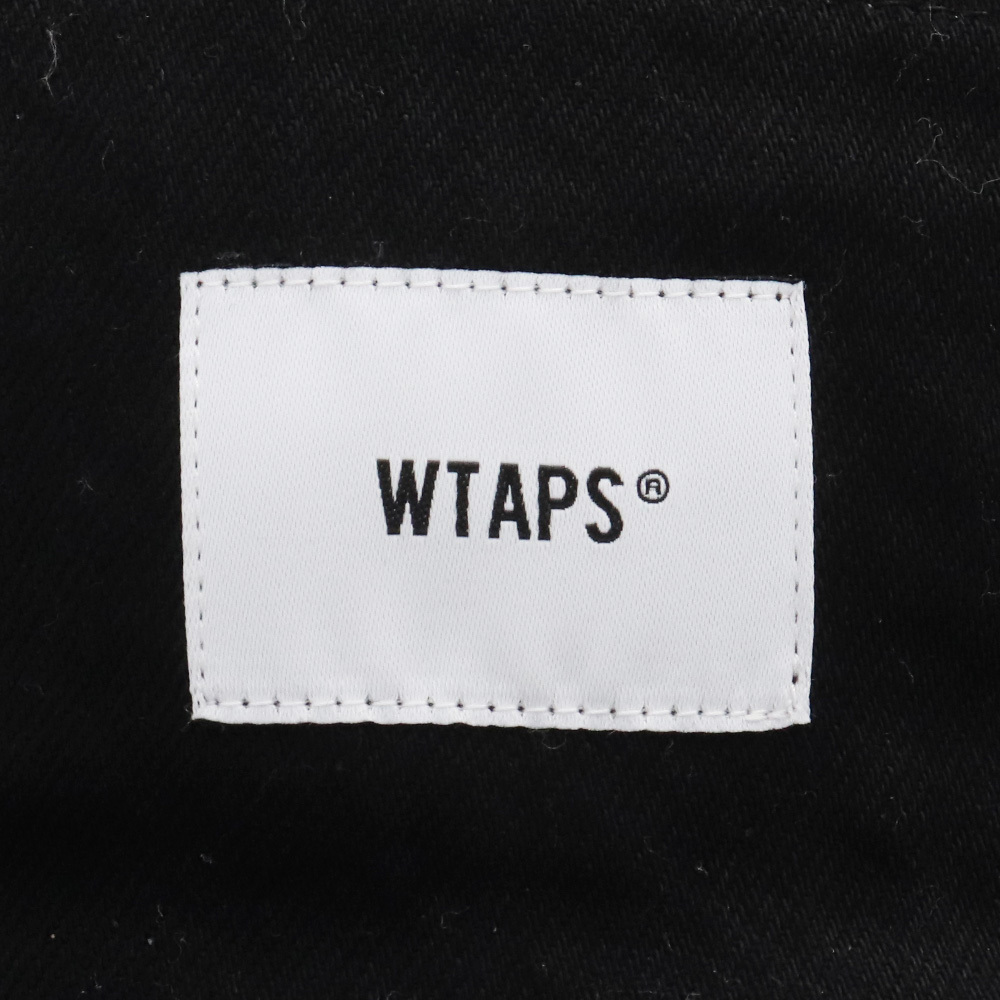 WTAPS T-5 02/CAP/COTTON.DENIM ブラック 231HCDT-HT06 ダブルタップス コットンデニムキャップ_画像5