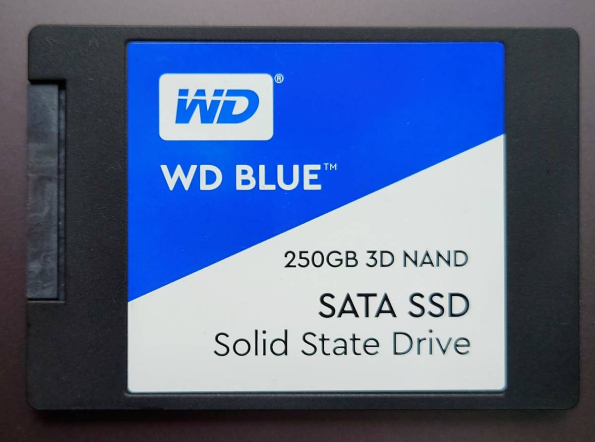 WesternDigital ウエスタンデジタル WD Blue SATA 内蔵SSD 250GB 2.5インチ 読取最大550MB/s 書込最大525MB/s WDS250G2B0A_画像1