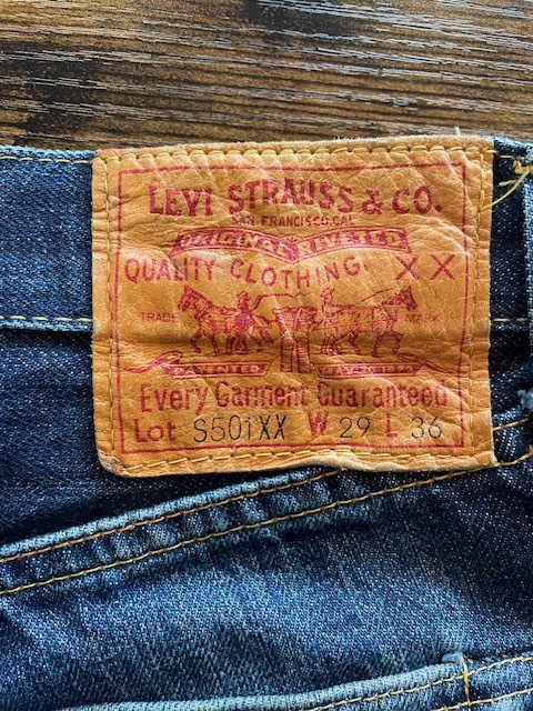 Levi's S501XX 大戦モデル　復刻　W29　L36　バレンシア工場産_写真③