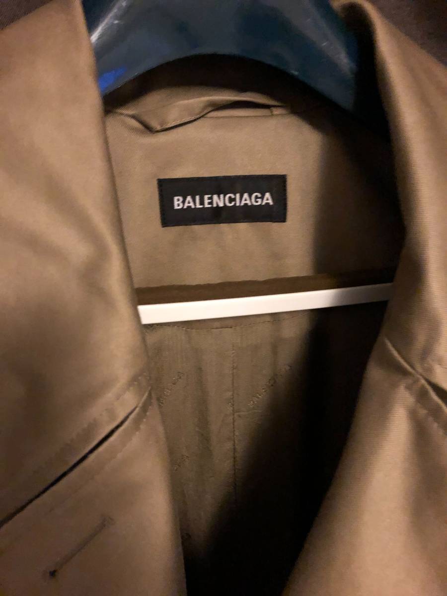 BALENCIAGA 2020SS ビッグシルエットトレンチコート バレンシアガ 定価約35万円_画像7