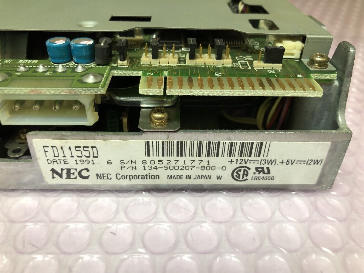 【送60サイズ】未チェックジャンク扱い NEC FD1155D PC-98など用FDD_画像4