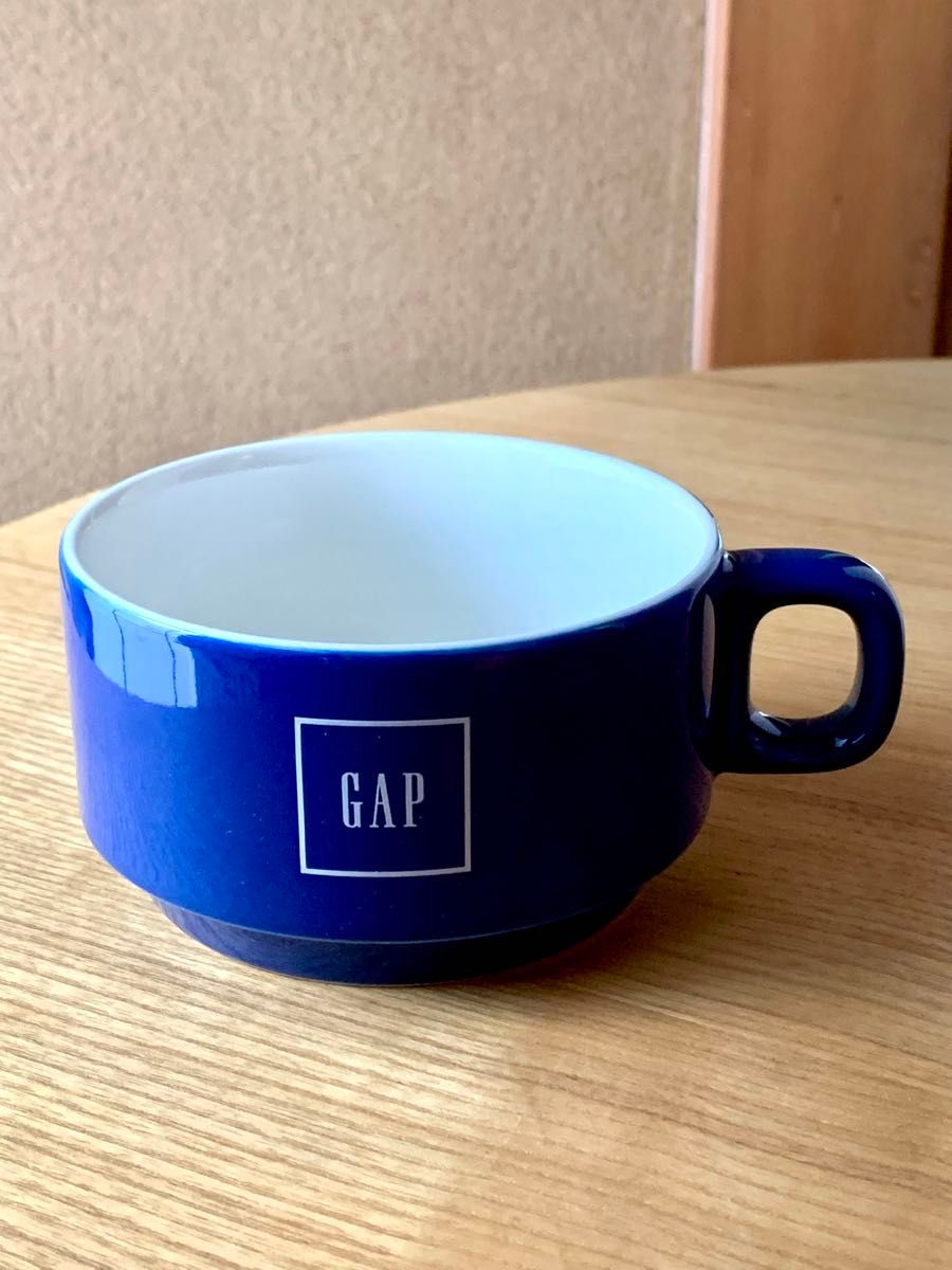 【未使用】GAP スタッキングマグ オレンジ・ブルー　2個セット  マグカップ　スープ皿