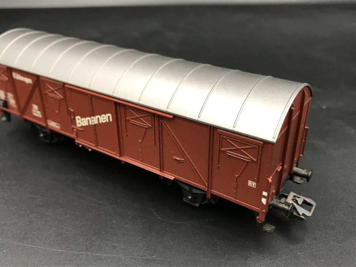 SE0115-04◆Marklin Bananen Kuhlwagen 貨車 DB 329 366 HOゲージ 鉄道模型_画像5