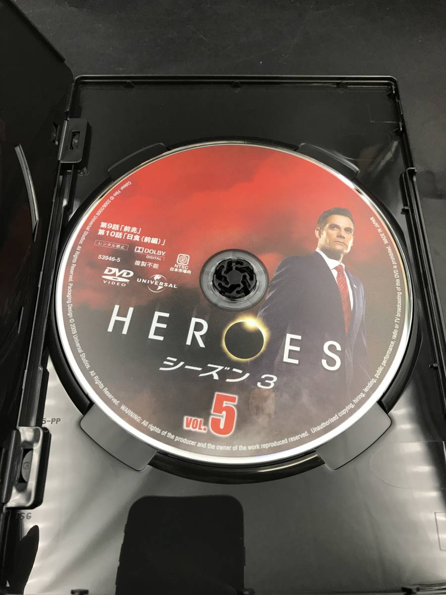 SE0116-19◆HEROS SEASON3 ヒーローズ DVD BOX1 再生未確認_画像6