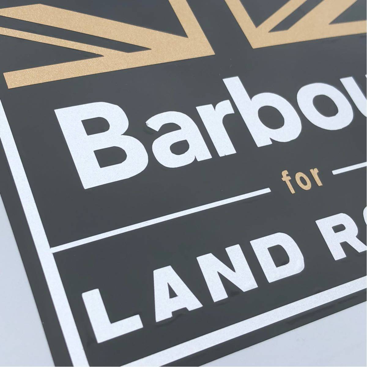 ステッカー Barbour for LANDROVER_画像2