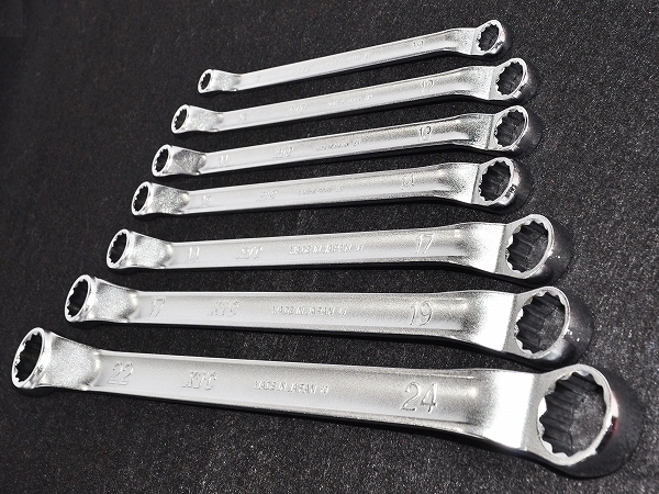 *KTC long glasses * glasses wrench 7 pcs set *M5-0810,1012,1113,1214,1417,1719,2224