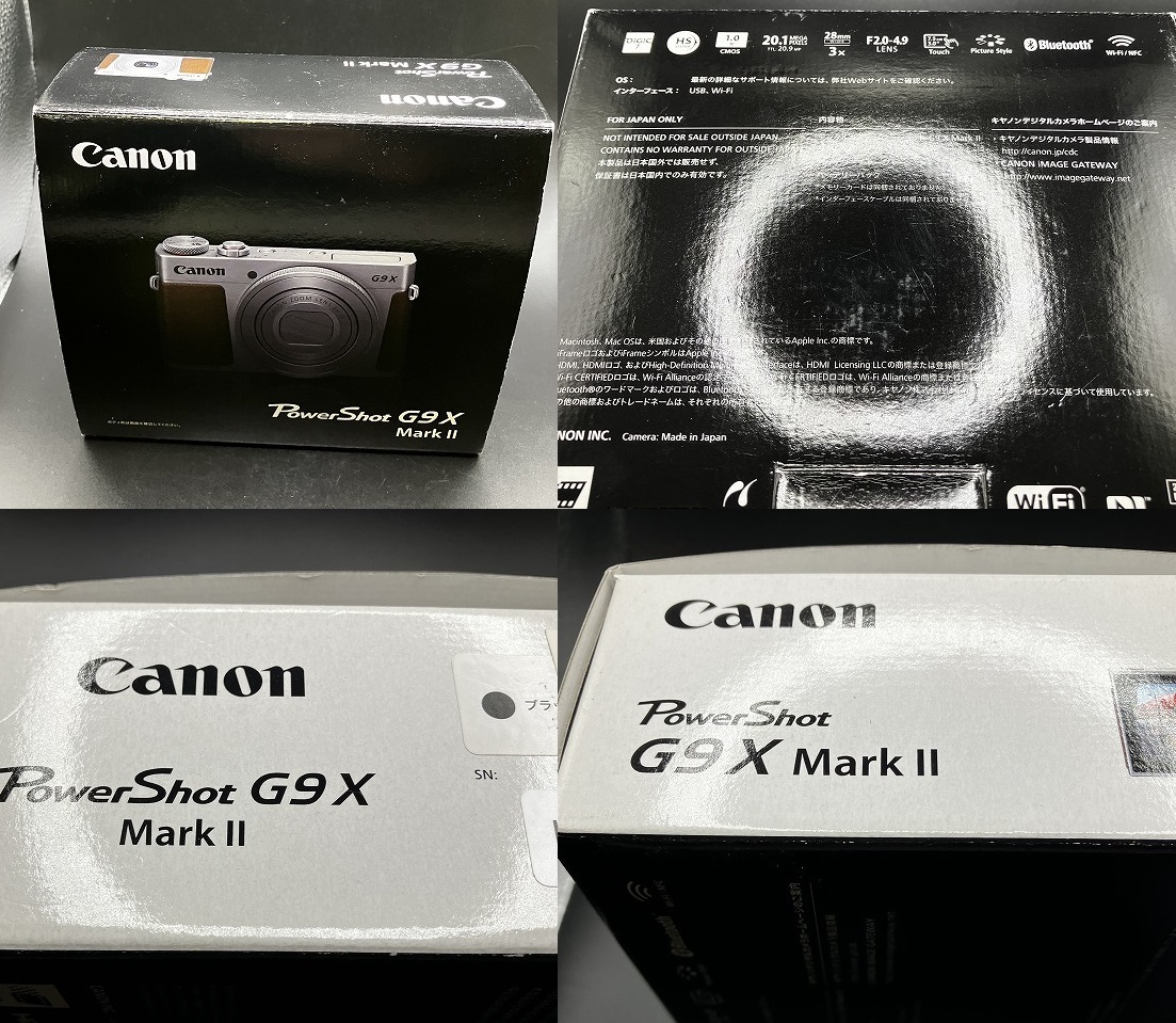 CANON　キャノン　デジタルカメラ　PowerShot　G9X　MarkⅡ　要メンテナンス品　通電OK　ブラック_画像8
