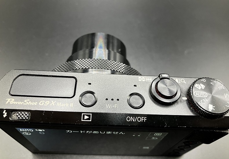 CANON　キャノン　デジタルカメラ　PowerShot　G9X　MarkⅡ　要メンテナンス品　通電OK　ブラック_画像5