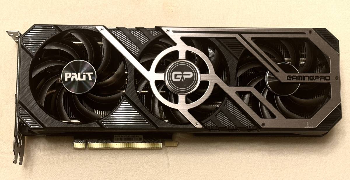 グラフィックボード　Palit GeForce RTX 3080 GamingPro　10GB　マルチディスプレイ不可_画像1