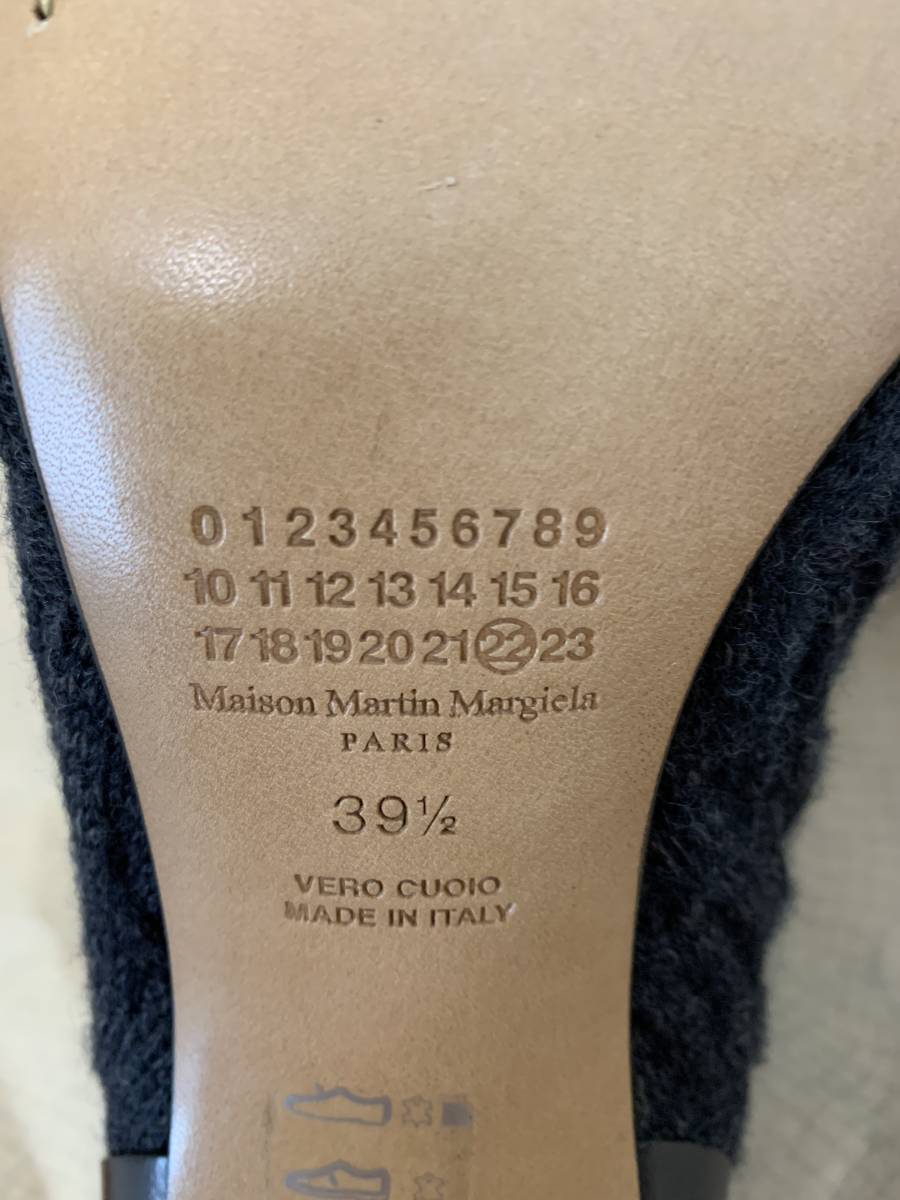 未使用　Maison Martin Margiela　ニットブーツ　チャコールグレイ　サイズ３９.５　イタリア製　送料込み_画像10