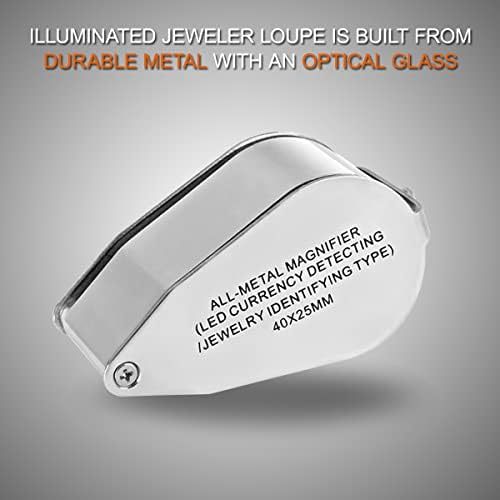 [ остаток незначительный ] складной LED с подсветкой коэффициент увеличения 40 раз бриллиант лупа драгоценнный камень оценка для ювелирные изделия лупа мобильный лупа лупа .