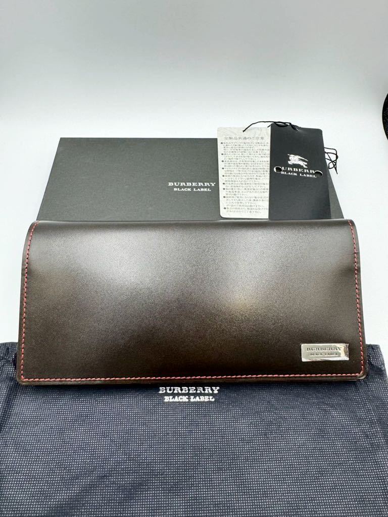 未使用品 バーバリー ブラックレーベル 長財布 ダークブラウン 未使用品 バーバリー ブラックレーベル 長財布 ダークブラウン