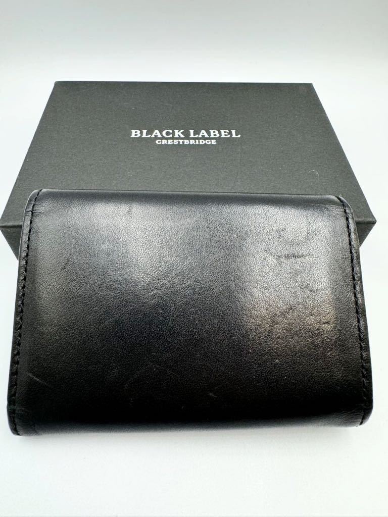 美品 ブラックレーベル クレストブリッジ キーケース ブラック 美品 ブラックレーベル クレストブリッジ キーケース ブラック