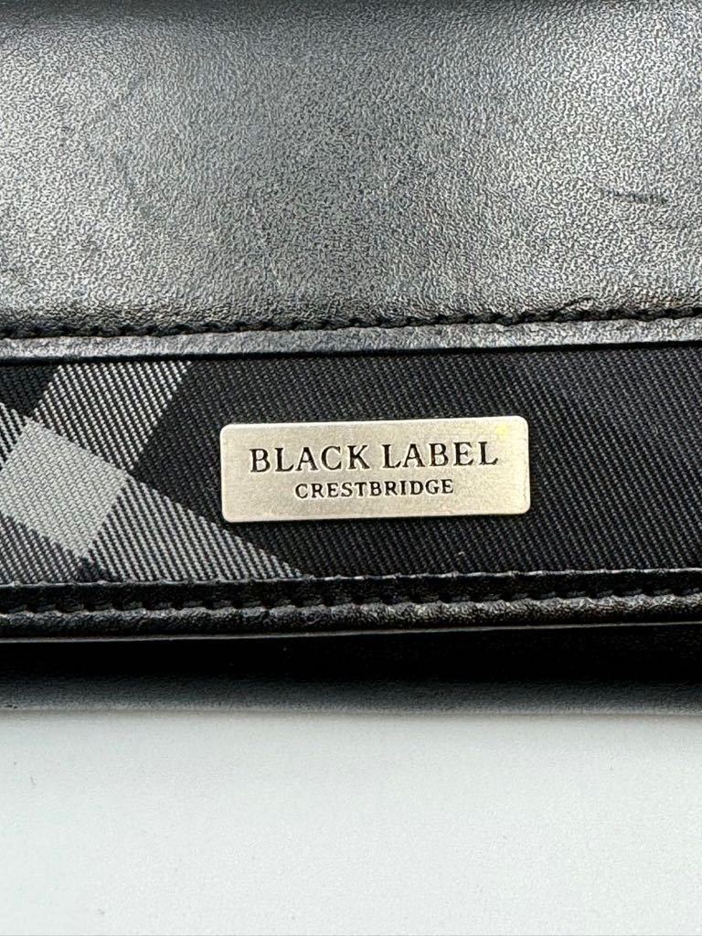 美品 ブラックレーベル クレストブリッジ キーケース ブラック 美品 ブラックレーベル クレストブリッジ キーケース ブラック