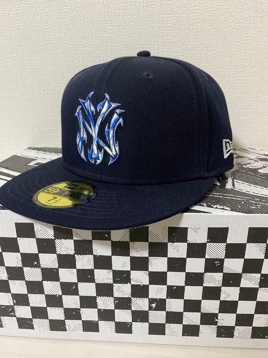 new era  ニューエラ キャップ 帽子 ブラック　ニューヨークヤンキース　コラボ