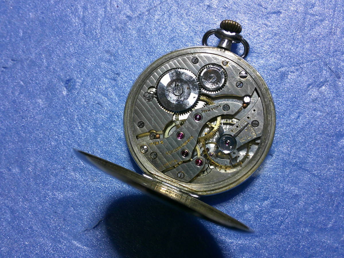 昔の懐中時計『スイス・ALMOND懐中時計』_画像2