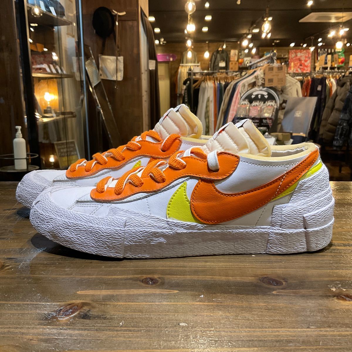 NIKE SACAI BLAZER LOW ナイキ サカイ ブレーザーロー DD1877-100 size 27cm 中古品 本体のみ_画像1