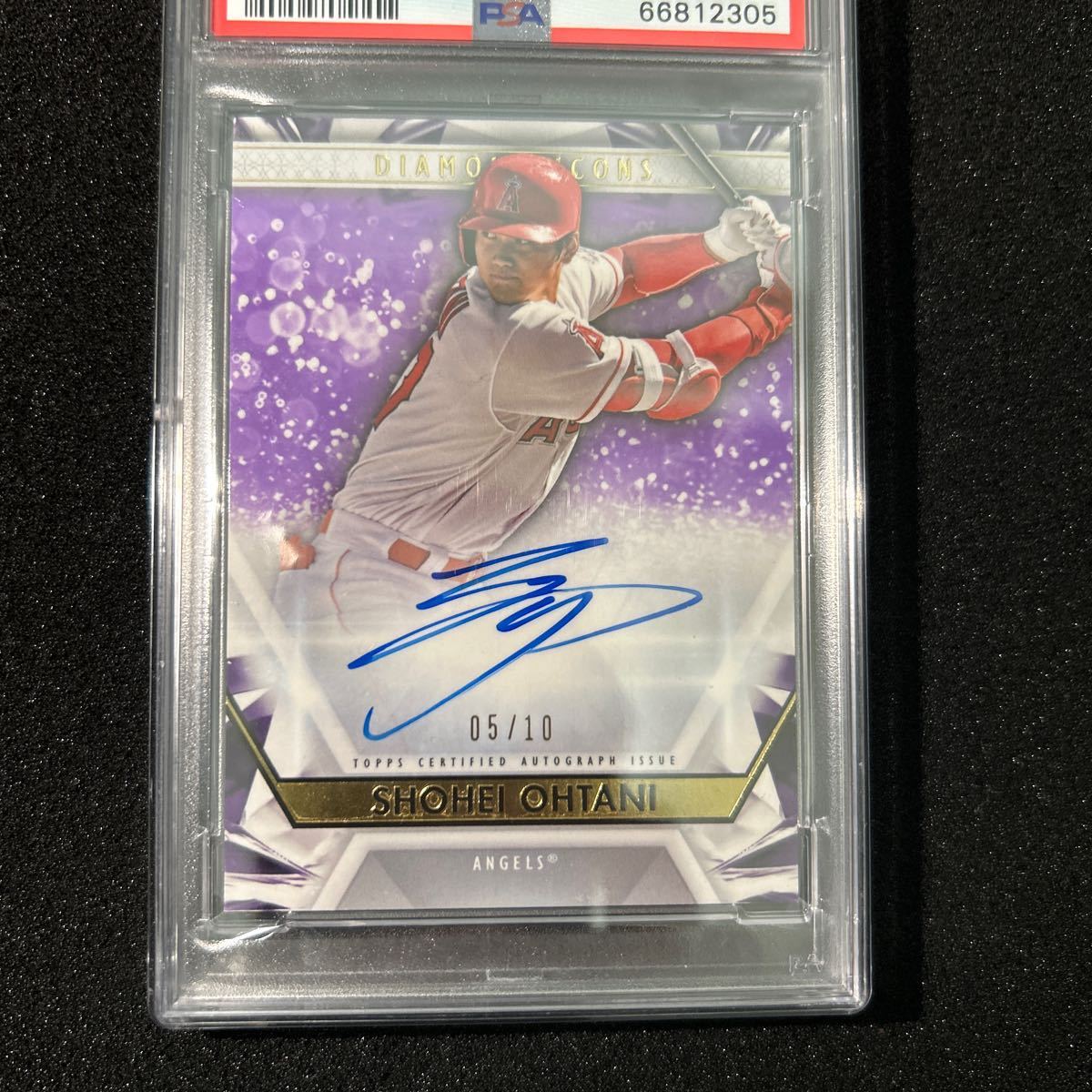 PSA10 大谷翔平　TOPPS DIAMOND ICONS AUTO 世界10枚限定　直筆サイン　高級版ボックス　エンジェルス　ドジャース　DIA-SO_画像3