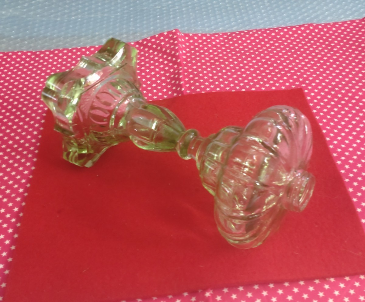 明治 大正昭和 珍品 <税送料1590円込み>京都西陣からの蔵出し オイルランプ本体のみ!