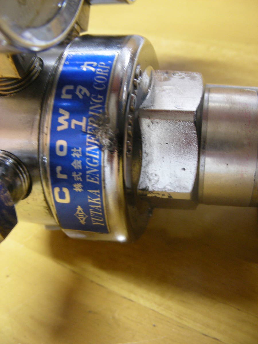 ユタカ　高圧ガス用調整器　乾式安全器とGS-1付_画像8