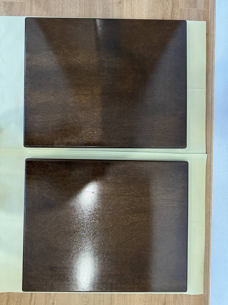 特注品 オーディオボード 1セット(2枚) アピトン合板 未使用 特注品 オーディオボード 1セット(2枚) アピトン合板 未使用