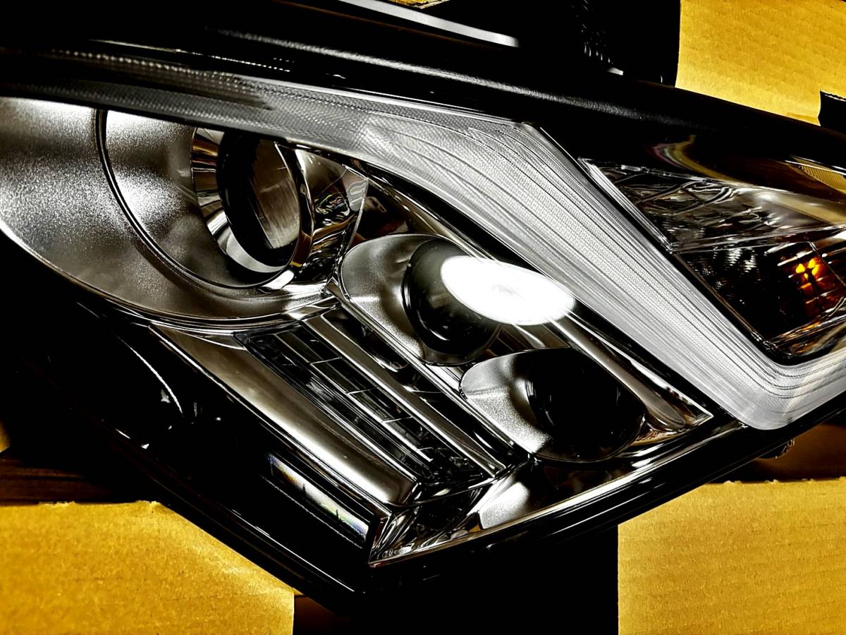 超美品 純正 R35 GT-R 35R 稲妻 イナズマ 後期 最終型 LED GTR ヘッドライト 左右 刻印Aの画像5