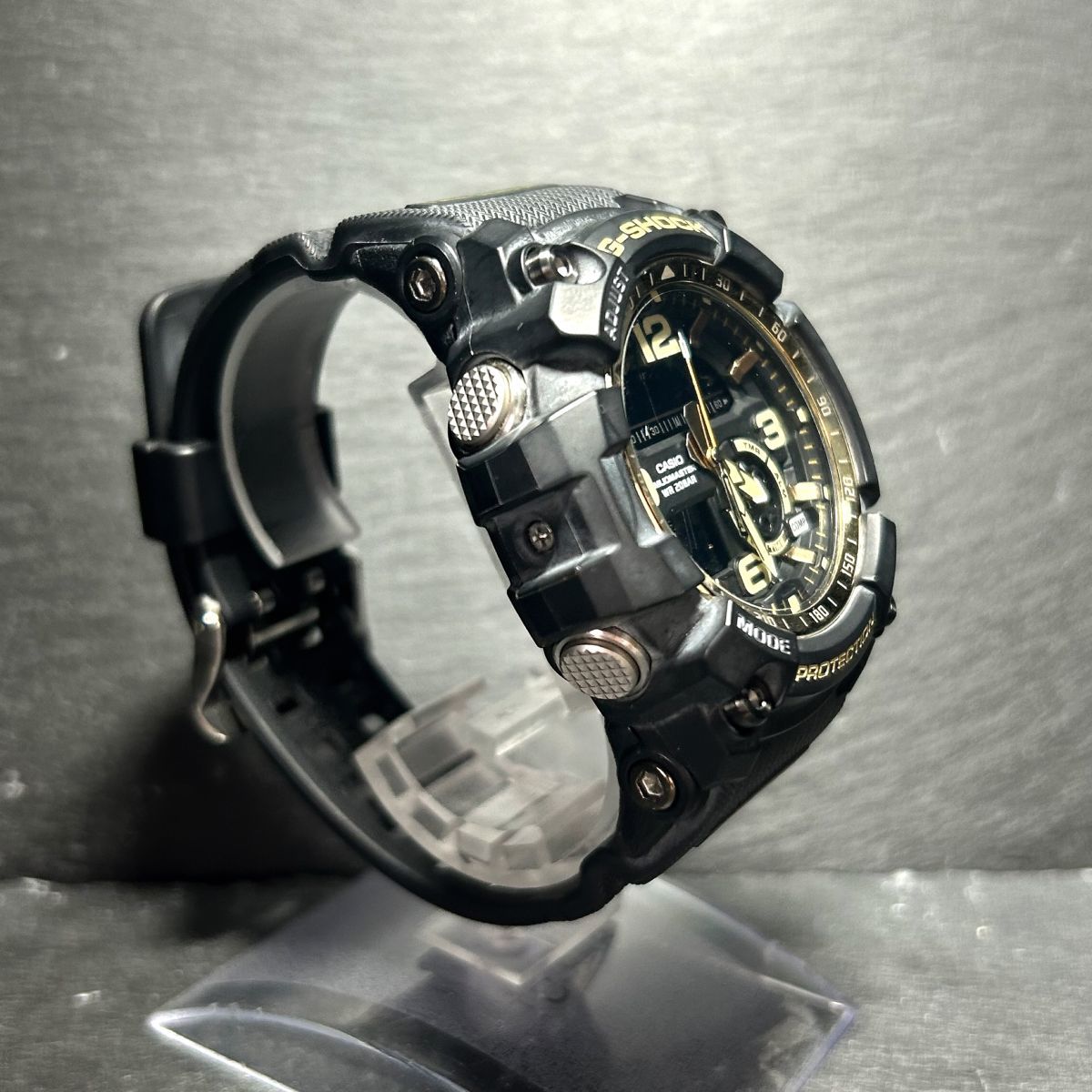 CASIO G-SHOCK カシオ ジーショック マッドマスター GG-1000GB 腕時計 クオーツ アナデジ 多機能 ゴールド 新品電池交換済み 動作確認済み_画像5