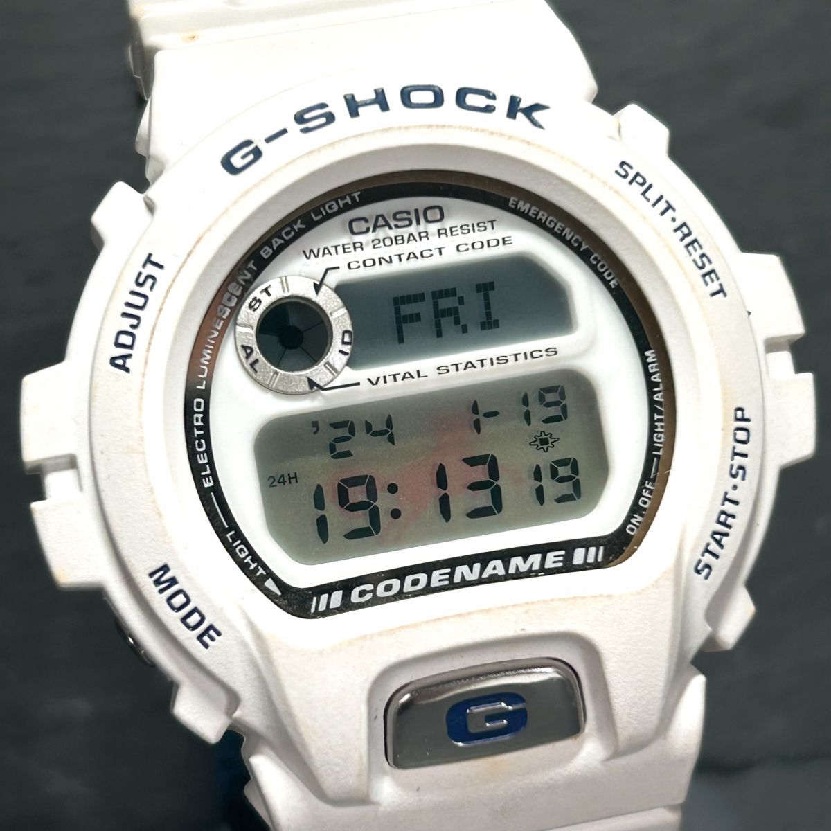 美品 CASIO カシオ G-SHOCK ジーショック CODE NAME コードネーム DW-6697 腕時計 クオーツ デジタル カレンダー 多機能 動作確認済み_画像1