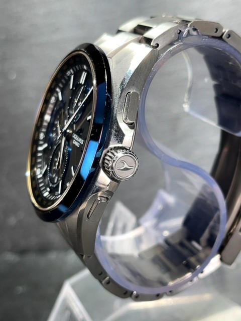 美品 限定 カシオ CASIO オシアナス OCEANUS ブラックマーブル OCW-T2600G-1AJF 腕時計 ソーラー タフソーラー 電波時計 マルチバンド6_画像4