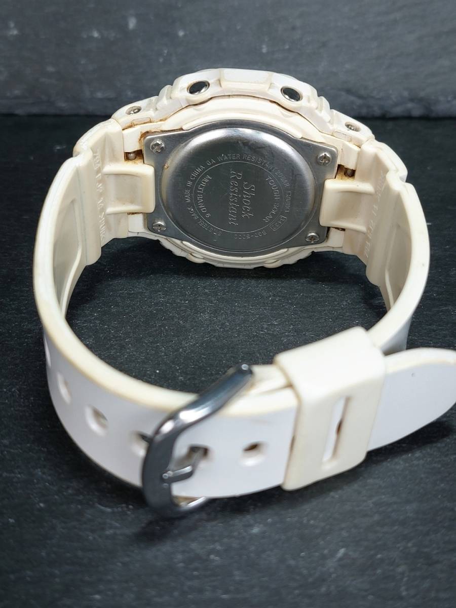CASIO カシオ Baby-G ベビージー マルチバンド6 タフソーラー BGD-5000 メンズ 腕時計 デジタル ホワイト ラバーベルト 動作確認済み_画像7