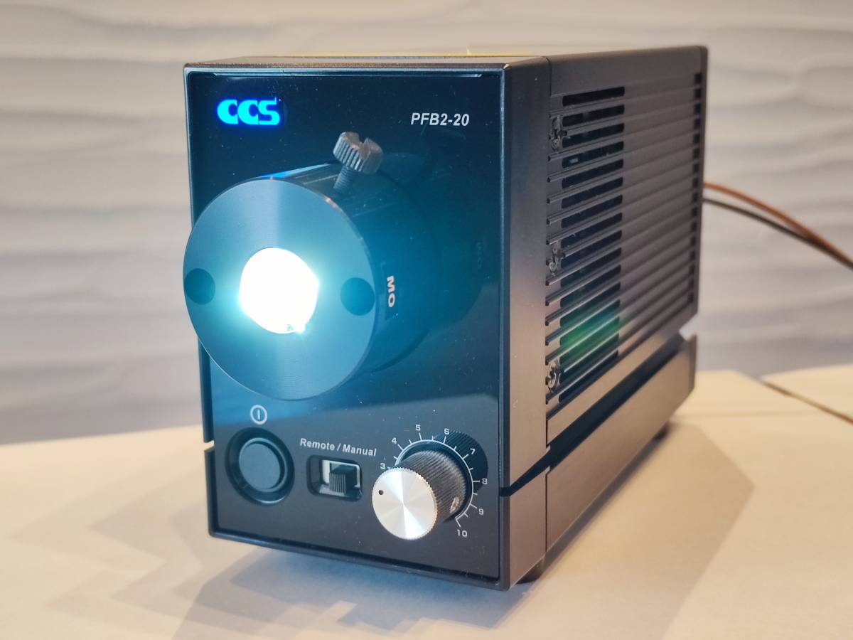 CCS PFB2-20SW-F-PJT-MO 白色LED光源(ハロゲン光源の代替品) ライトガイド接続出力　送料無料_画像4