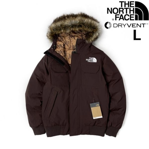 1円～!売切!【正規新品】THE NORTH FACE◆MCMURDO BOMBER JACKET マクマードボンバー ダウンジャケット US限定 新作(L)茶③ 190122-175_画像1