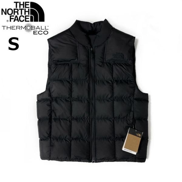 1円～!売切!【正規新品】THE NORTH FACE◆LHOTSE REVERSIBLE VEST 中綿 ベスト US限定 キルティング リバーシブル ダウン(S)黒 190122-100_画像3