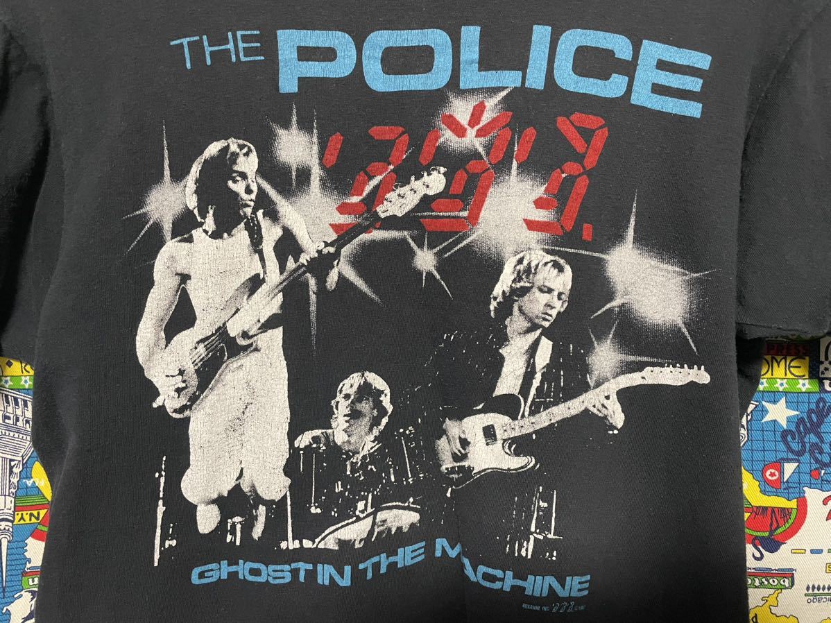 1980年代 ヴィンテージ THE POLICE ポリス Tシャツ(SCREEN STARS)／パキ綿／バンドT／バンT／ロックT／ツアーT／vintage／ムービーT／映画_画像3