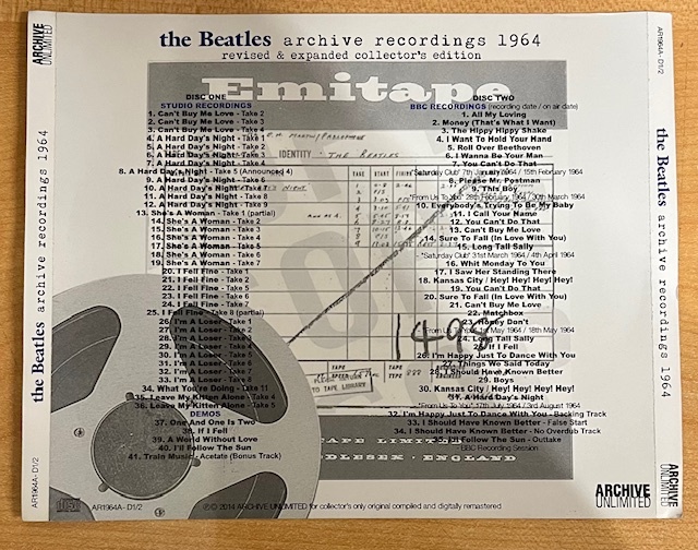 BEATLES / ARCHIVE RECORDINGS 1963 +1964 (2CD+2CD) ビートルズ プレス盤_画像3