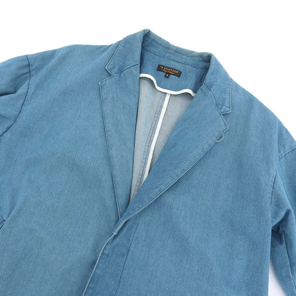 【最終処分】 アボンタージ A VONTADE デニムジャケット メンズ ブルー sizeS [Y00601]_画像3