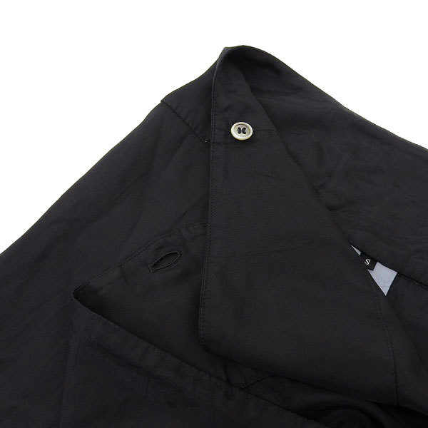 コムデギャルソン COMME des GARCONS ラップ ロング スカート レディース ブラック 日本製 sizeS [Y00743]_画像5