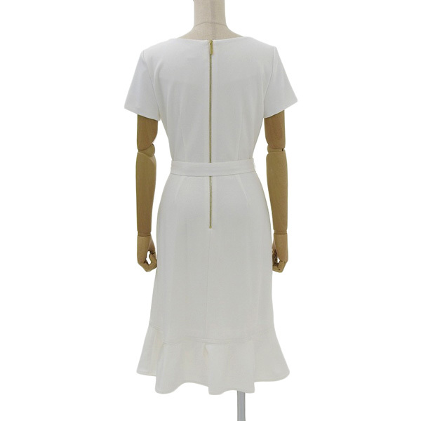 ◆超美品◆ カルバンクライン Calvin Klein ワンピース ドレス ホワイト サイズ4 レディース [278205]_画像2