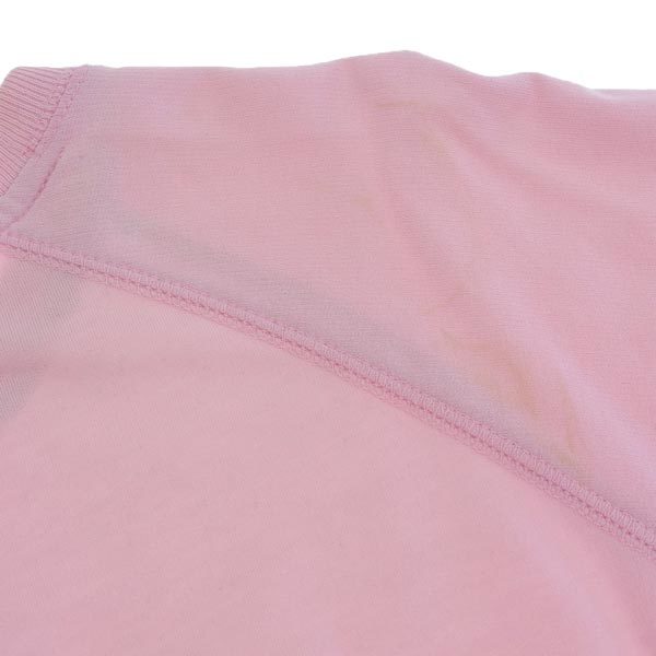 【最終処分】 ステューシー STUSSY コットン ラグラン Tシャツ メンズ レディース ホワイト×ピンク sizeS [Y02806]_画像5