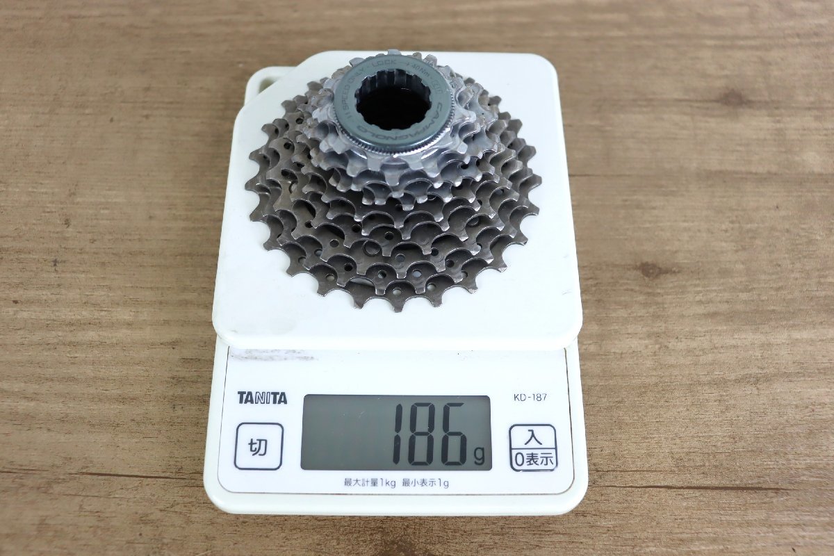 Campagnolo SUPER RECORD カンパニョーロ スーパーレコード 11-25 11s 11速 チタン カセット スプロケット cicli17 CS87の画像6