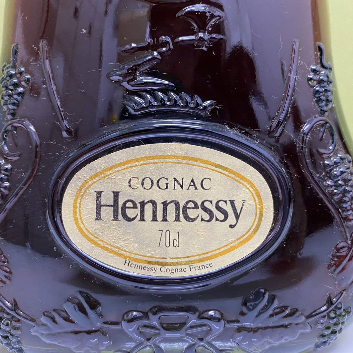 T033 古酒 未開栓 ヘネシー Hennessy XO 金キャップ COGNAC コニャック ブランデー 700ml BJARR ヘネシー グリーンボトル_画像2