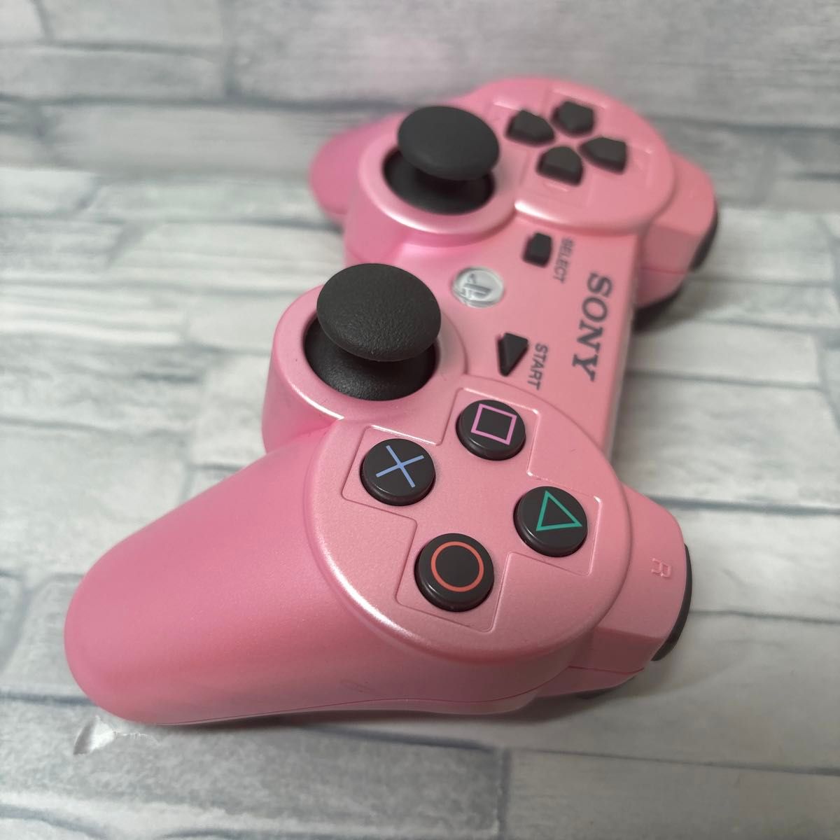 【PS3】ワイヤレスコントローラ （DUALSHOCK 3） CECHZC2JCP（キャンディピンク） 分解清掃済み　程度良好