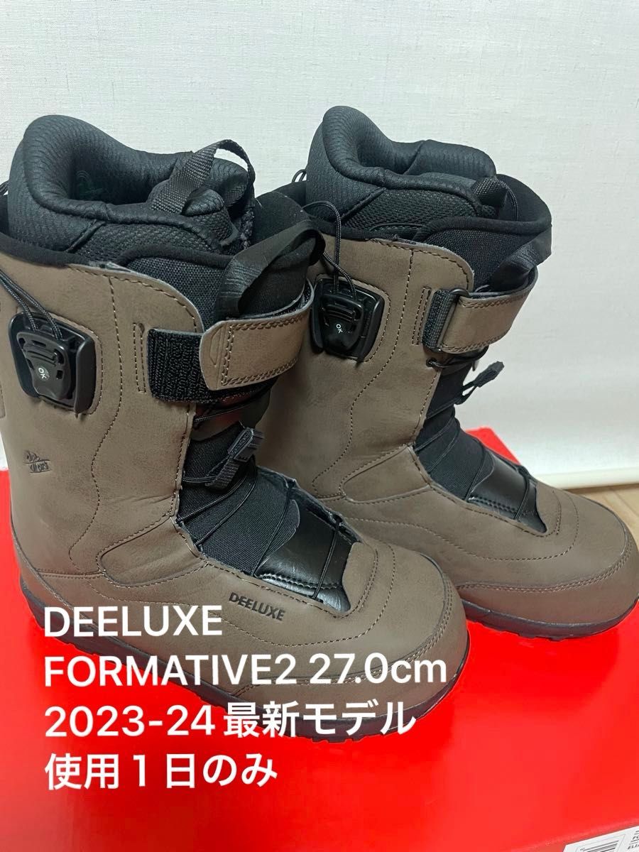 スノーボードブーツ　DEELUXE FORMATIVE2 27cm 使用1日(3時間) 中古品 