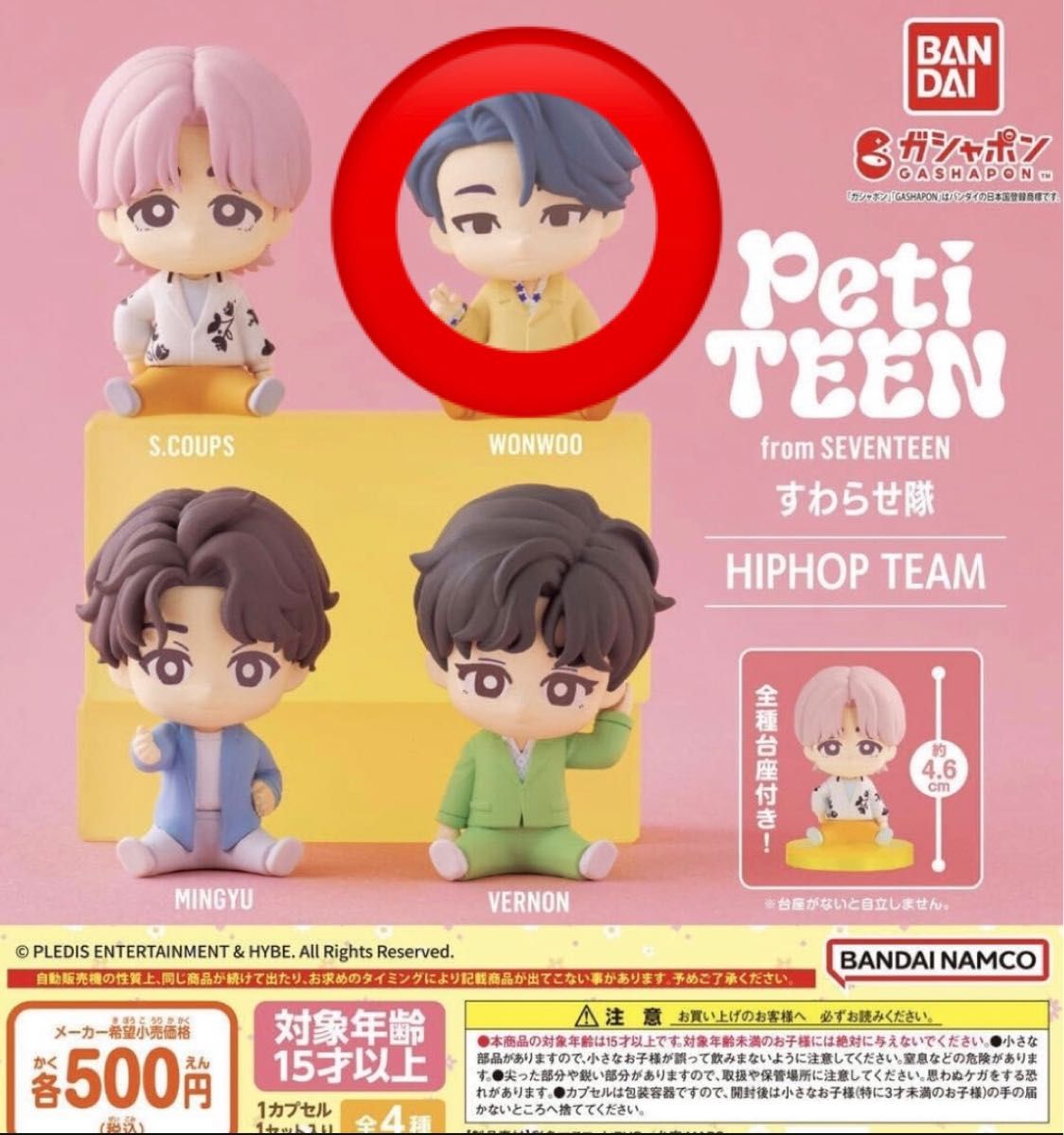 PetiTEEN すわらせ隊 ウォヌ ヒポチ セブチ ガチャ SEVENTEEN PetiTEEN すわらせ隊 ウォヌ ヒポチ セブチ ガチャ SEVENTEEN