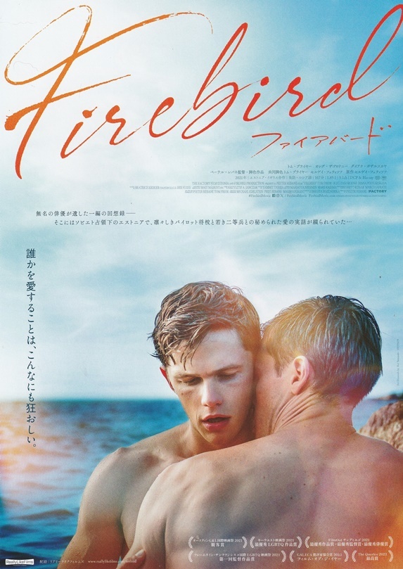 ・ファイアバード　映画チラシ　３枚　トム・プライアー　2024年2月　洋画　フライヤー　LGBT　BL_表