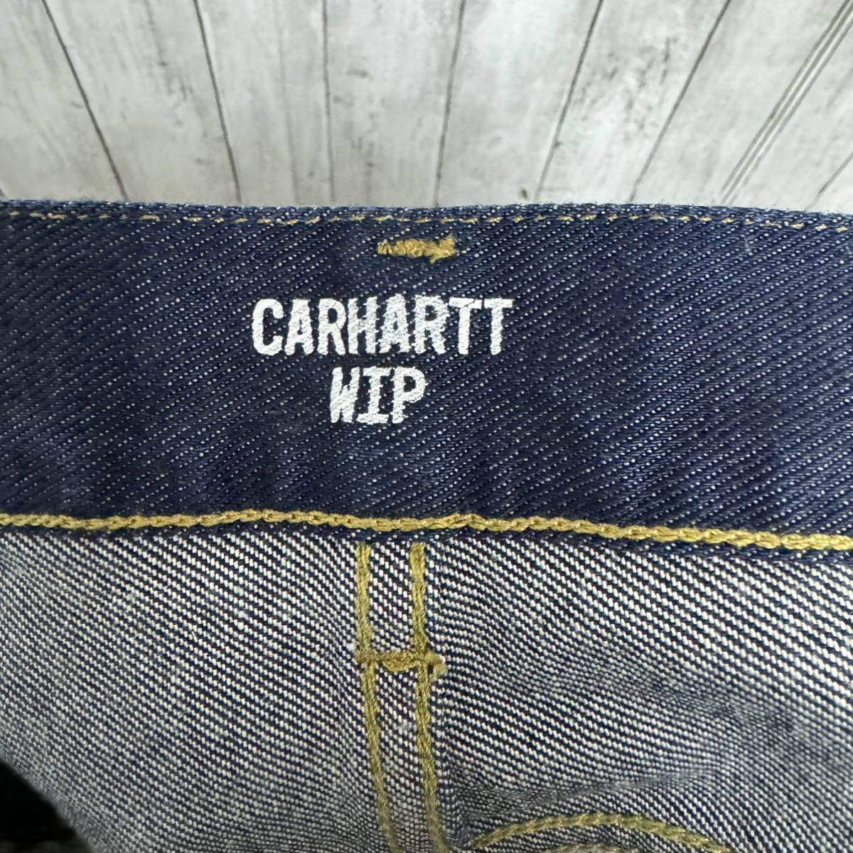 超美品！carhartt wip デニムショートパンツ！チュニジア製！_画像5