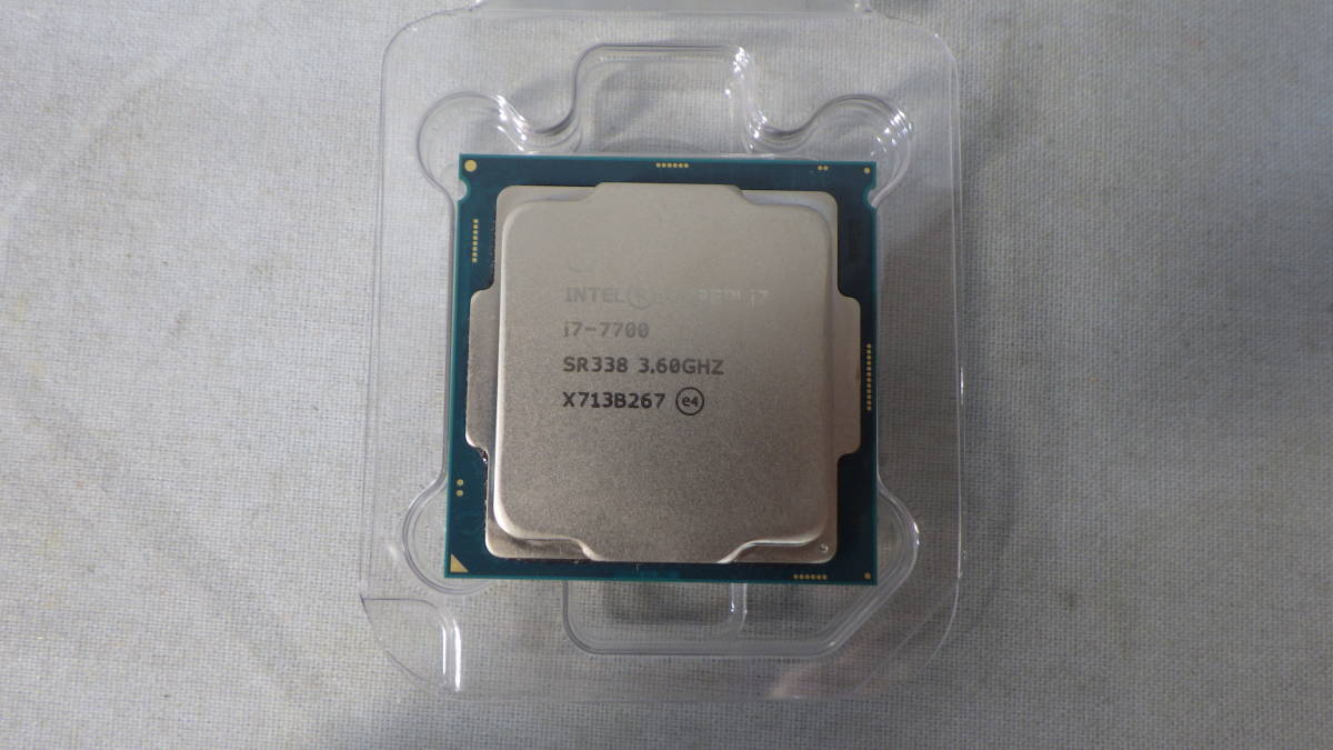 ■INTEL/CPU■第7世代/LGA1151■インテル Core i7-7700プロセッサー 3.6-4.2GHz■中古■　★即決★_画像1