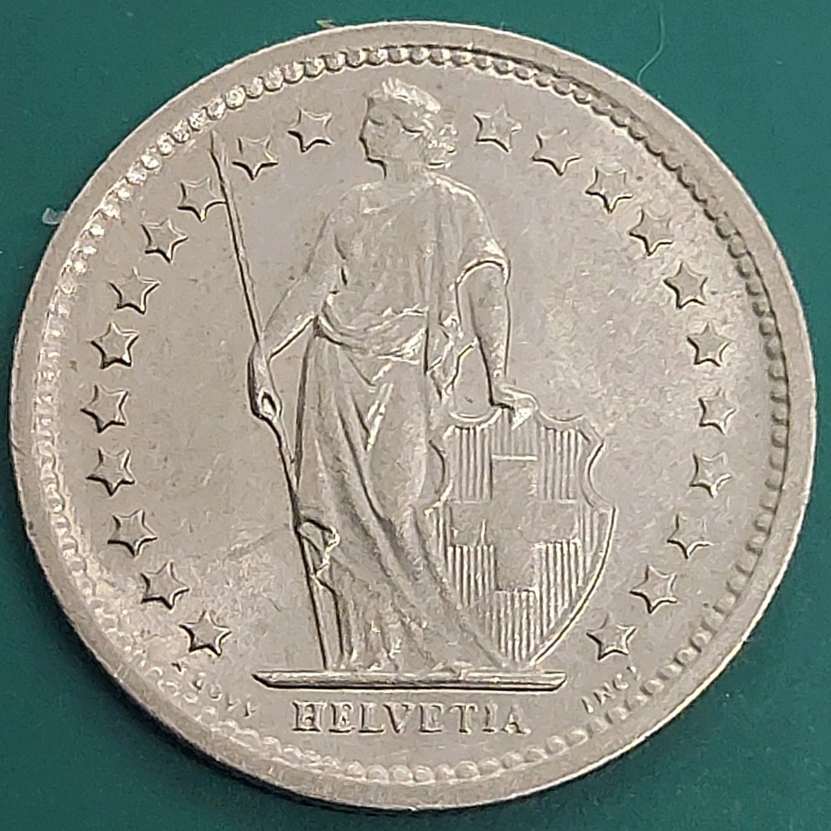 【60119】スイス 1/2フラン おまとめ3点 1968年 1970年 1993年 スイス硬貨 コイン コレクション品の画像8